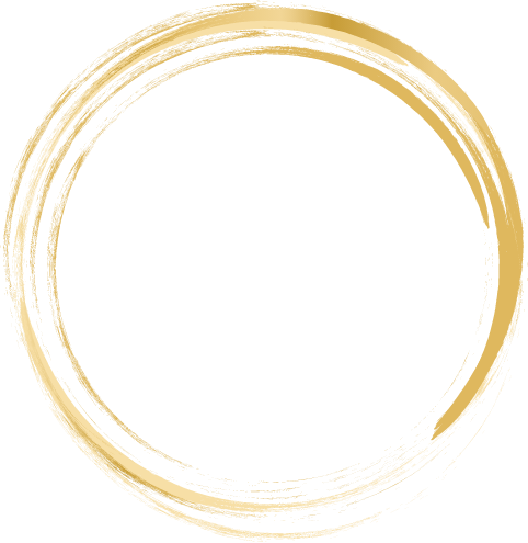 Gold Decorative Circle Variation 1