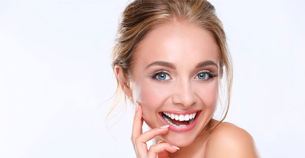 Woman posing and smiling